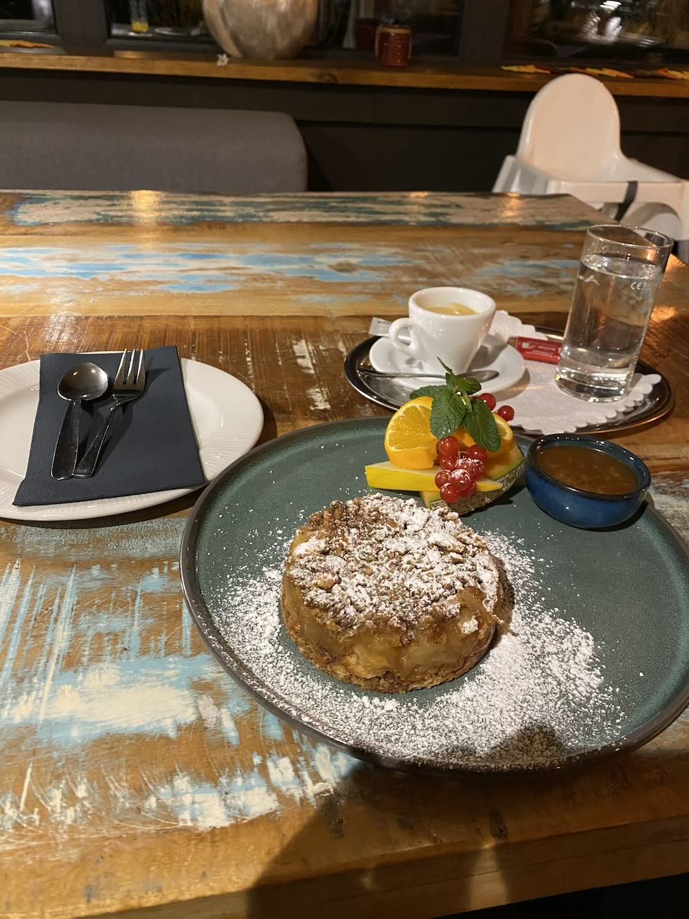 Apfelstrudelcrumble - das top Dessert